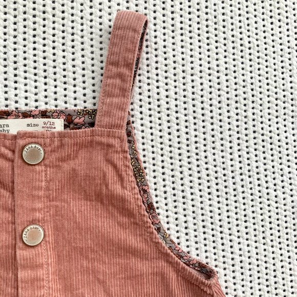 Zara Other - Zara Pink Corduroy Dress | 9-12M